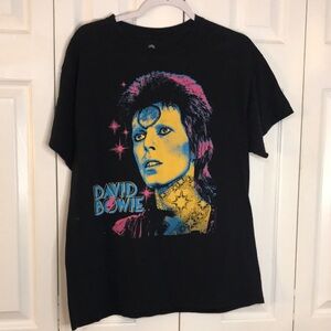David Bowie Black Graphic T-Shirt